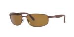 Ray-Ban Brown Frame Sunglasses with 61MM Lenses