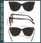 Wowsun Cat Eye Polarized Sunglasses for Women