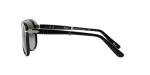 Persol PO0714 Black/Green Aviator Sunglasses, 54 mm