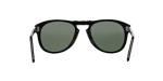 Persol PO0714 Black/Green Aviator Sunglasses, 54 mm