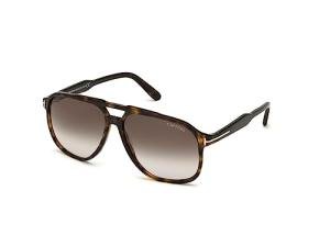 Tom Ford FT0753 Dark Havana Pilot Sunglasses