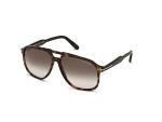 Tom Ford FT0753 Dark Havana Pilot Sunglasses