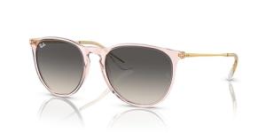 Ray-Ban Erika Round Sunglasses, Pink/Grey Gradient