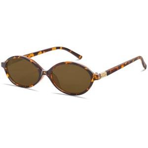 BOTEN Retro 90s Oval Sunglasses for Trendy Style
