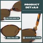 BOTEN Retro 90s Oval Sunglasses for Trendy Style