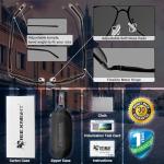 ROCKNIGHT Polarized Aviator Sunglasses with Silver Mirror