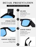 Trendy Retro Oversize Square Sunglasses K1337