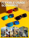 BIRCEN Polarized Men's Sunglasses - Classic Black Shades