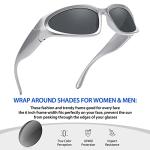 LIKSMU Trendy Wrap Around Sunglasses for All