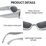 LIKSMU Trendy Wrap Around Sunglasses for All