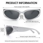 LIKSMU Trendy Wrap Around Sunglasses for All