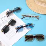5 Pairs Cool Rimless Sunglasses for Men & Women