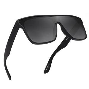 GLINDAR UV400 Oversized Polarized Shield Sunglasses