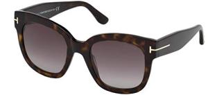 Tom Ford Classic Brown Rectangular Sunglasses