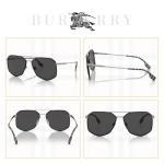 Burberry Ozwald Hexagonal Sunglasses with Accessory Kit