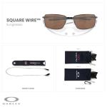 Oakley Square Wire 60MM Polarized Sunglasses Bundle