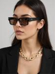 AUSQUQI Trendy Thick Frame Square Sunglasses