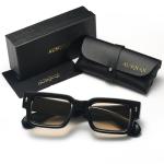 AUSQUQI Trendy Thick Frame Square Sunglasses