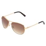 Jessica Simpson Iconic Metal Aviator Sunglasses