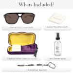 Gucci GG1263S Polarized Pilot Sunglasses for Men
