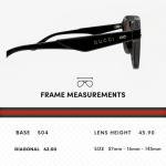Gucci GG1263S Polarized Pilot Sunglasses for Men