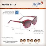 Maui Jim Women's Cat Eye Sunglasses, Raspberry Fade