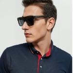 ANDWOOD Oversized Polarized Sunglasses - Black