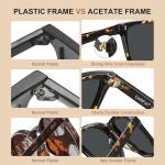 CARFIA Polarized Sunglasses for Small Women's Faces