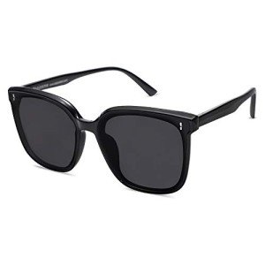 SOJOS Vintage Black/Grey Sunglasses for All