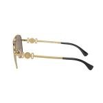 Versace Kids Sunglasses, Gold Frame, Brown Lenses