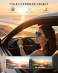 Trendy Oversized Polarized Sunglasses for Women