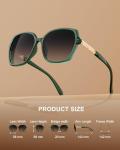Trendy Oversized Polarized Sunglasses for Women