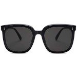 SOJOS Vintage Black/Grey Sunglasses for All