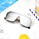 FEISEDY Rimless Retro Sunglasses for Men and Women