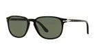 Persol PO3019S Black/Green Square Sunglasses, 55mm