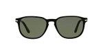 Persol PO3019S Black/Green Square Sunglasses, 55mm
