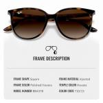 Ray-Ban RB4378 Square Sunglasses for Women