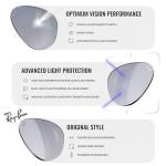 Ray-Ban RB4378 Square Sunglasses for Women