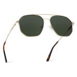 WearMe Pro Men's Polarized Aviator Sunglasses - Gold