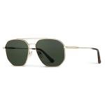 WearMe Pro Men's Polarized Aviator Sunglasses - Gold