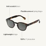 IZIPIZI SUN #C Tortoise Unisex Sunglasses with Case