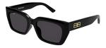 Balenciaga BB0272SA Black/Grey Unisex Sunglasses