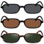 Trendy 90s Rectangle Sunglasses for Women