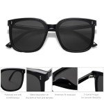 SOJOS Vintage Black/Grey Sunglasses for All