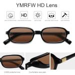 Trendy 90s Rectangle Sunglasses for Women