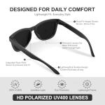 Polarized Unisex Sunglasses - Classic UV400 Shades