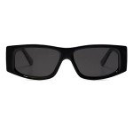 SOJOS Y2K Polarized Rectangle Sunglasses - Black/Grey