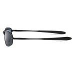 ZHILE UV400 Polarized Rectangular Sunglasses – Black