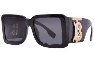 BURBERRY BE 4406 Sunglasses Black Dark Grey