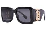 BURBERRY BE 4406 Sunglasses Black Dark Grey